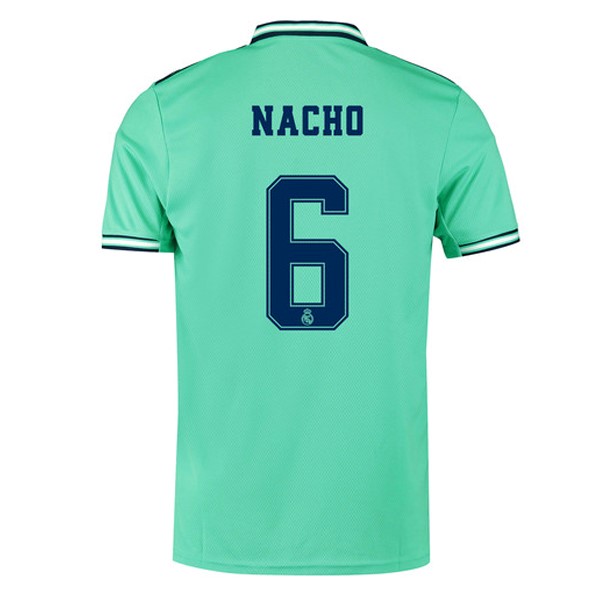 Maillot Football Real Madrid NO.6 Nacho Third 2019-20 Vert